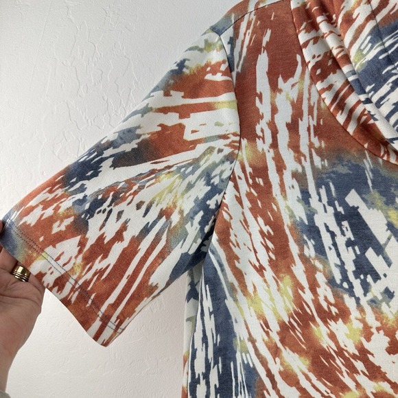 Pure Essence Women's Top Super Soft Colorful Cowl Neck Tunic Shirt M - Picture 2 of 8